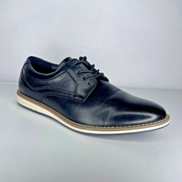 Mofri Men's Black Casual Dress Shoes Formal Oxford Comfortable Size 9.5